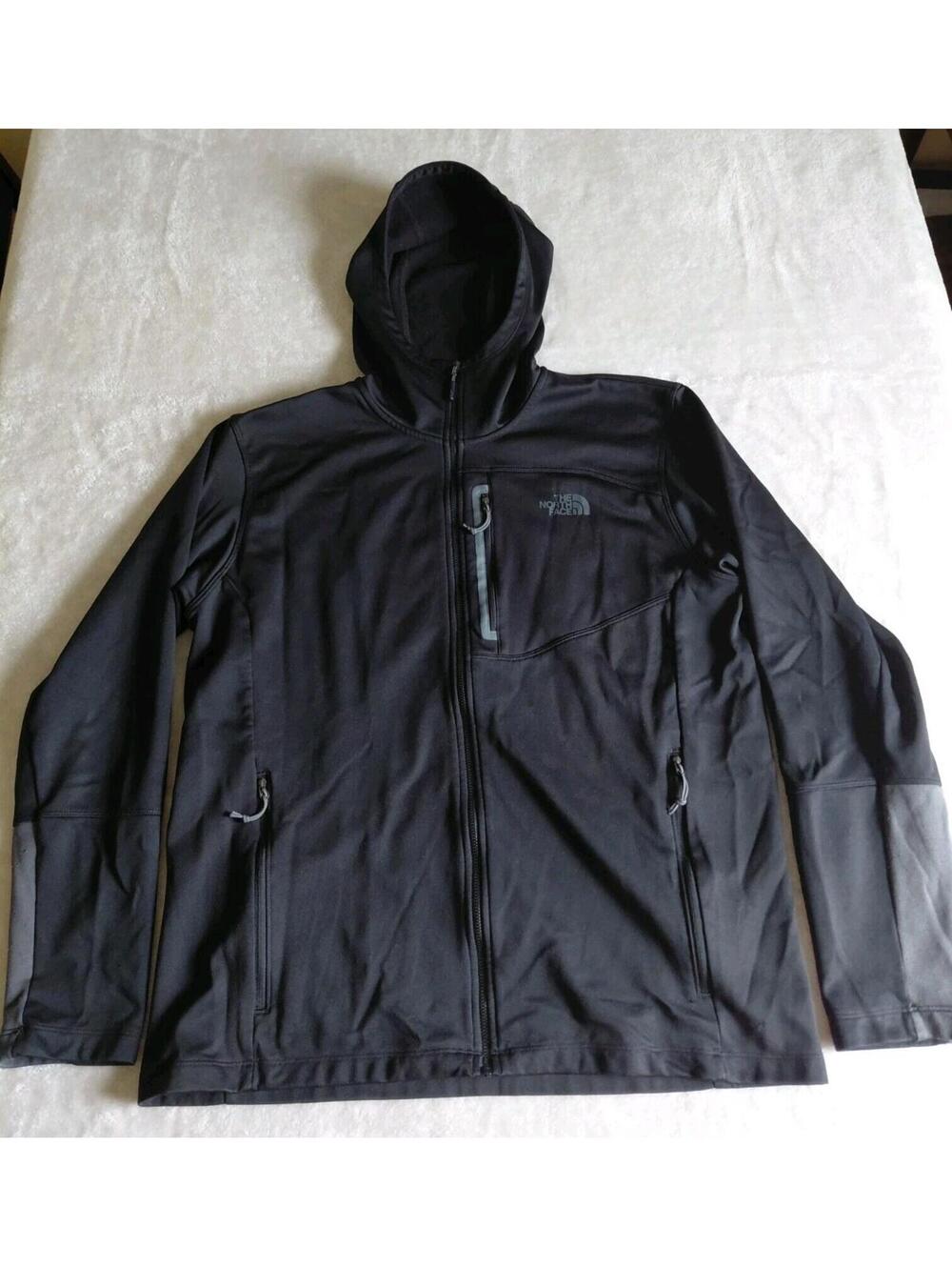The North Face Canyonlands Hoodie Full Zip Mens XL Black Fleece